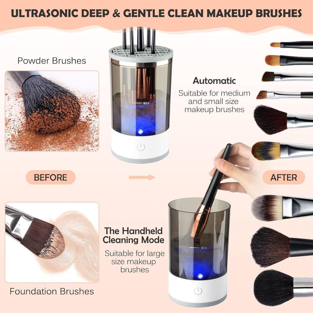 Revolutionize Your Beauty Routine with the Ultimate Electric Makeup Brush Cleaner! None