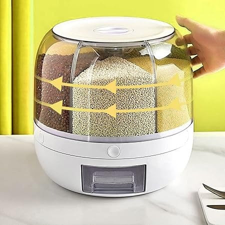 360 Degree Rotating Dry Food Dispenser Urban Mart