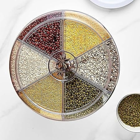360 Degree Rotating Dry Food Dispenser Urban Mart