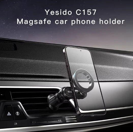 Stick & Go: The Ultimate Metal Magnetic Car Phone Stand for Hands-Free Convenience! Urban Mart