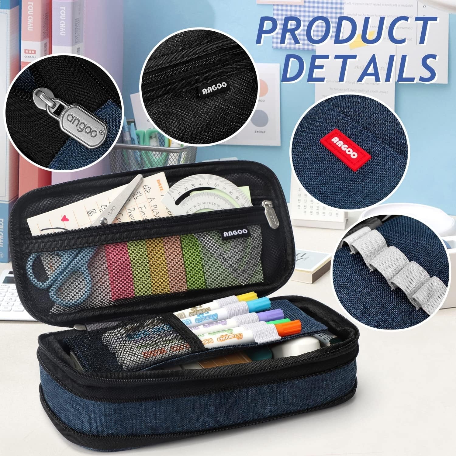 Urban Luxe Pencil Case: Waterproof Stylish & Spacious Design - Urban Mart