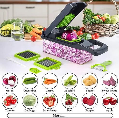 Vegetable Cutter Chopper and Slicer Urban Mart